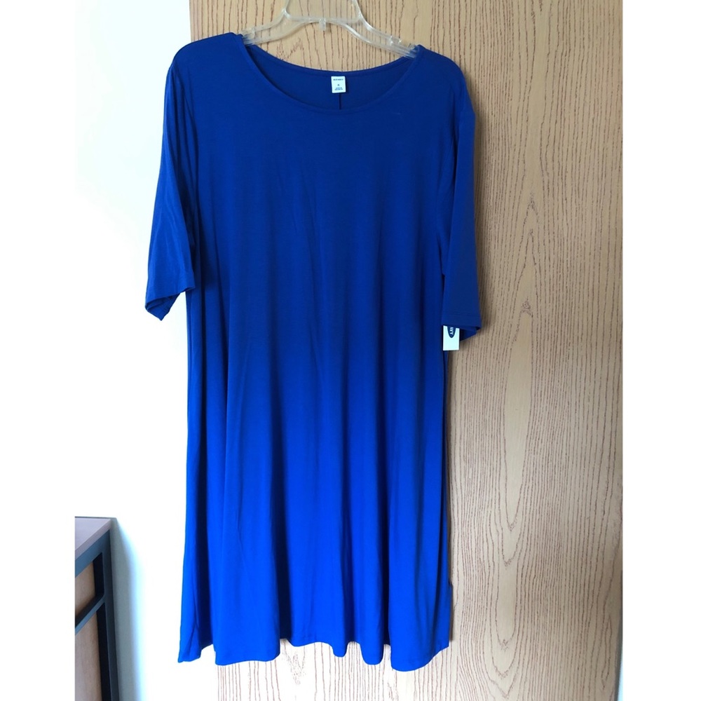 Royal blue Old Navy swing dress